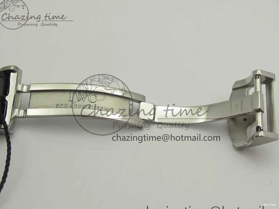 MIROTIME 0227 Seasonal Portuguese Tourbillon IW5463 SS ZF Best Edition Blue Dial on Black Leather Strap 7171